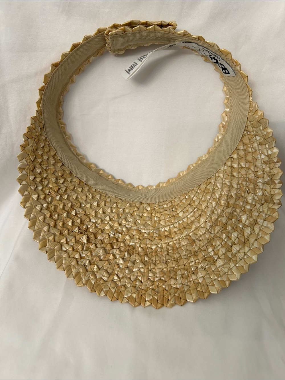 Beach Riot Natural Straw Sun Visor OS - Picture 5 of 7